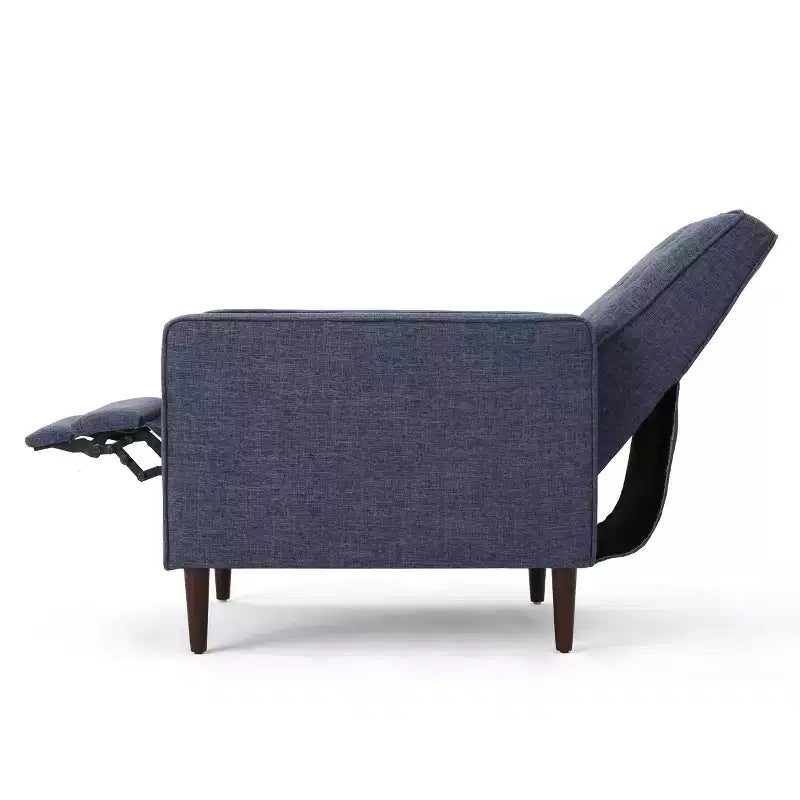 Mid Century Modern Tufted Pushback Recliners (Set of 2)