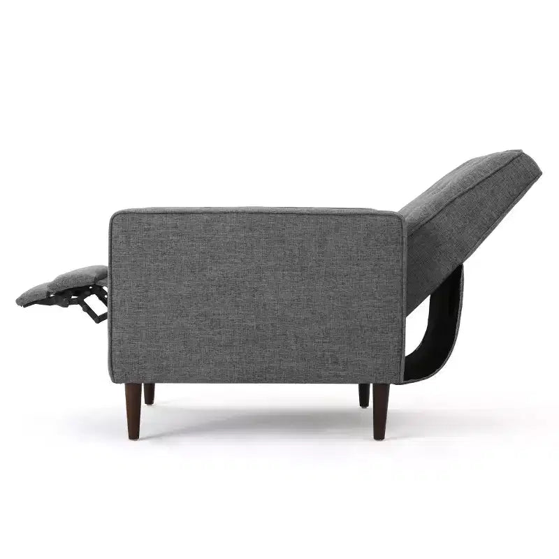 Mid Century Modern Tufted Pushback Recliners (Set of 2)