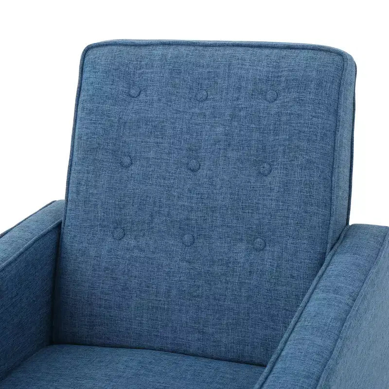 Mid Century Modern Tufted Pushback Recliners (Set of 2)