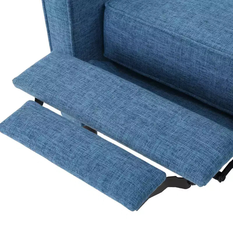 Mid Century Modern Tufted Pushback Recliners (Set of 2)