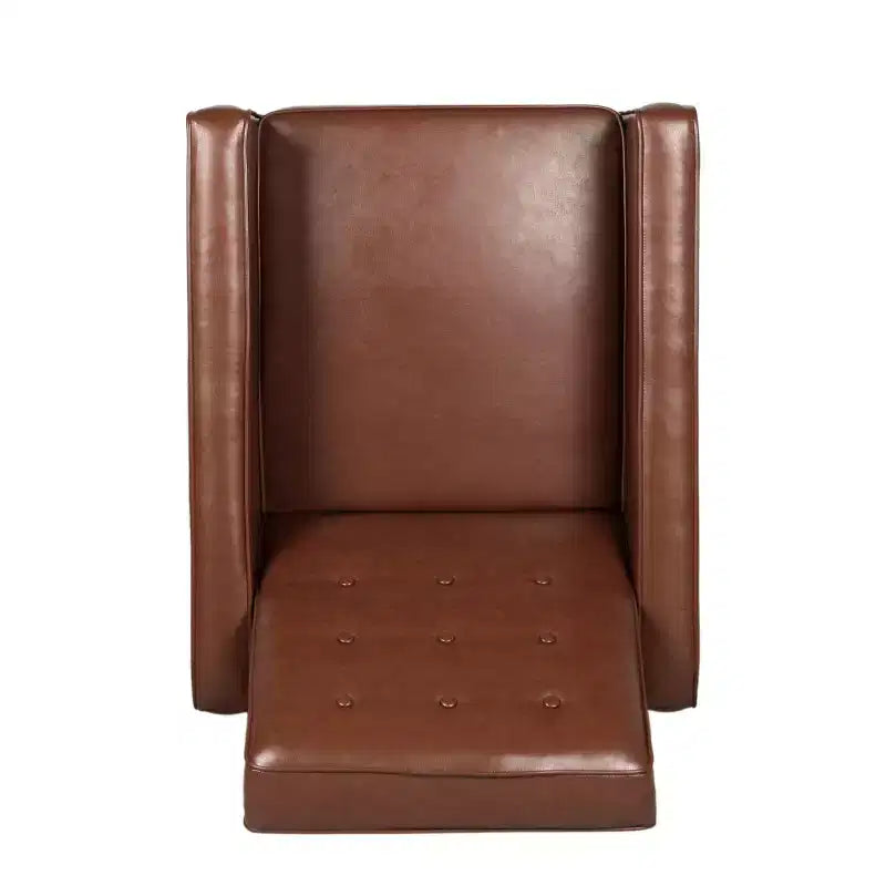 Sillones reclinables con respaldo abatible y capitoné de estilo moderno de mediados de siglo (juego de 2)