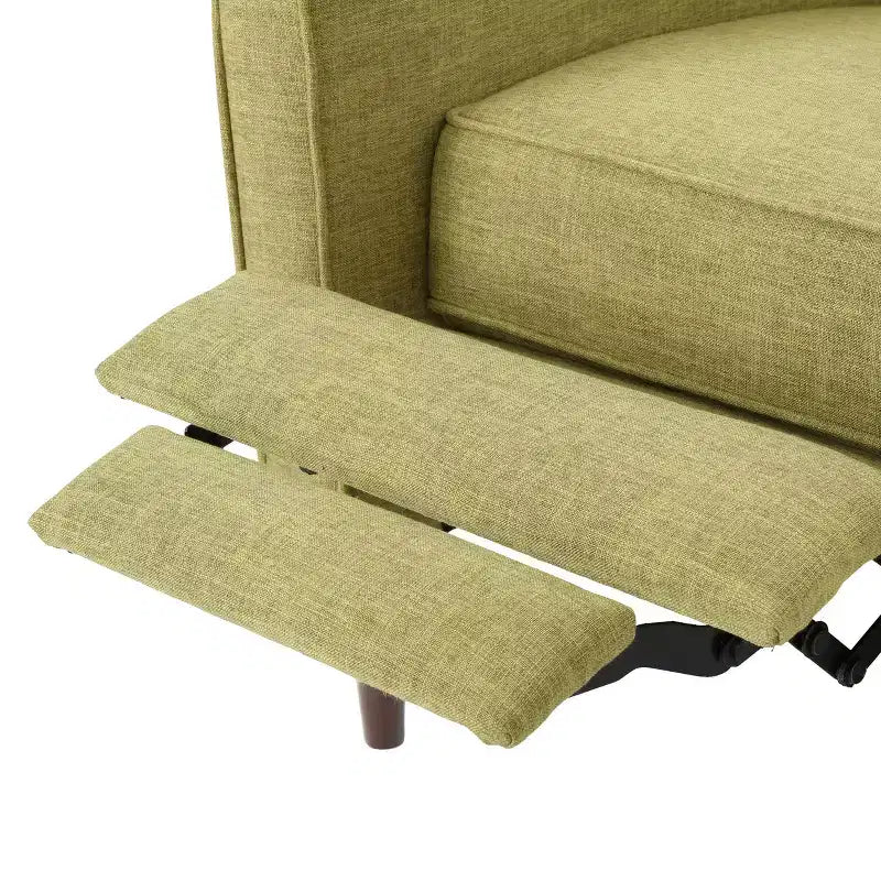 Mid Century Modern Tufted Pushback Recliners (Set of 2)