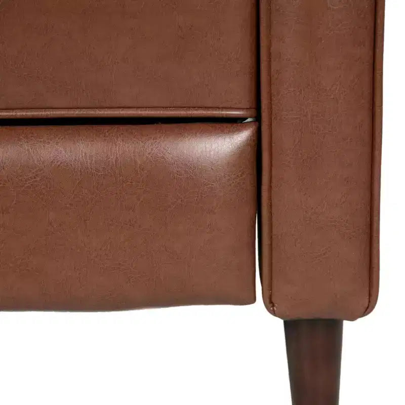 Mid Century Modern Tufted Pushback Recliners (Set of 2)