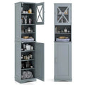 Armoire de salle de bain autoportante de 67 de haut avec 5 - Voir les détails