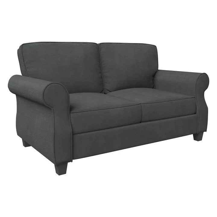 Sofá tapizado con estructura de madera maciza - 30.30 x 56.30 x 33.10