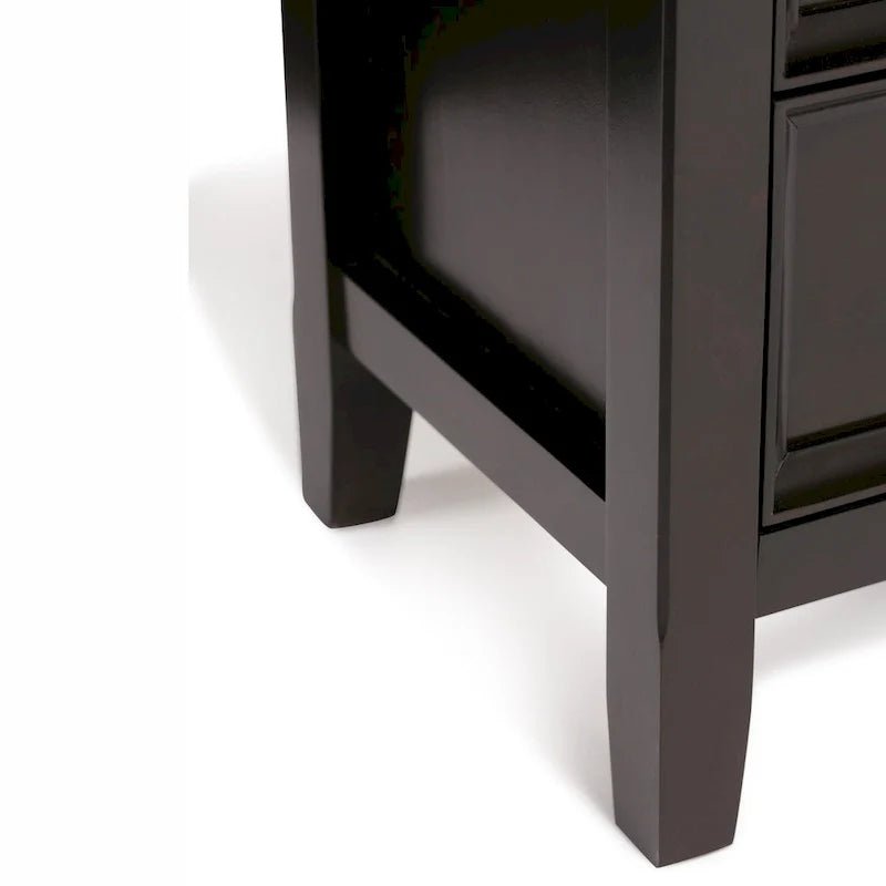 ÜBERGANGSSCHRANK AUS MASSIVHOLZ MIT MITTLERER STAURAUMKAPAZITÄT, 37 Zoll breit - 37w x 17d x 36 h