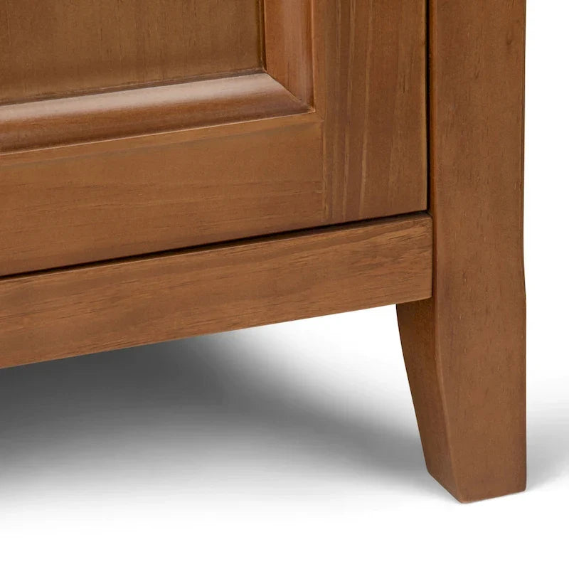 ÜBERGANGSSCHRANK AUS MASSIVHOLZ MIT MITTLERER STAURAUMKAPAZITÄT, 37 Zoll breit - 37w x 17d x 36 h