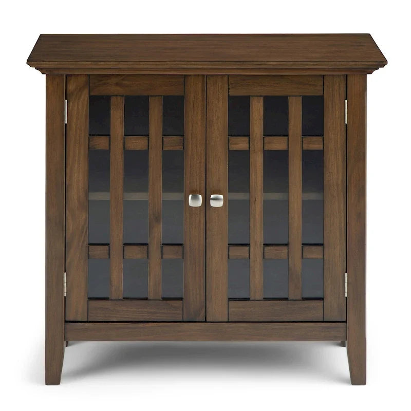 ÜBERGANGSSCHRANK AUS MASSIVHOLZ MIT MITTLERER STAURAUMKAPAZITÄT, 37 Zoll breit - 37w x 17d x 36 h