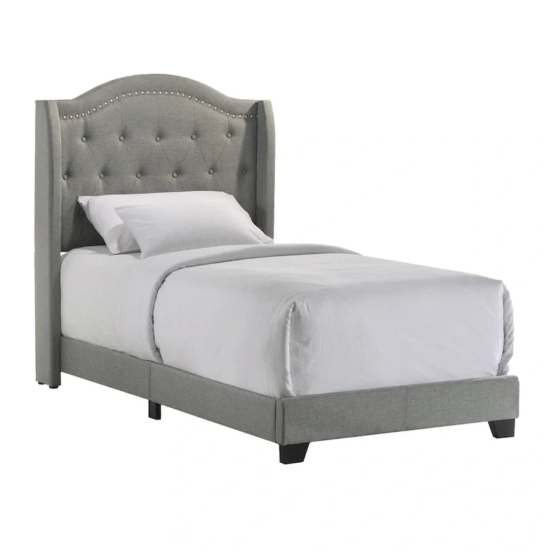 Modern Scandinavian Style Twin Bed