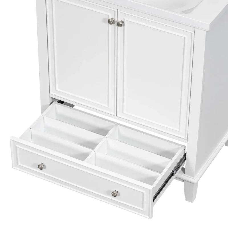 Armario de baño con puertas y cajón